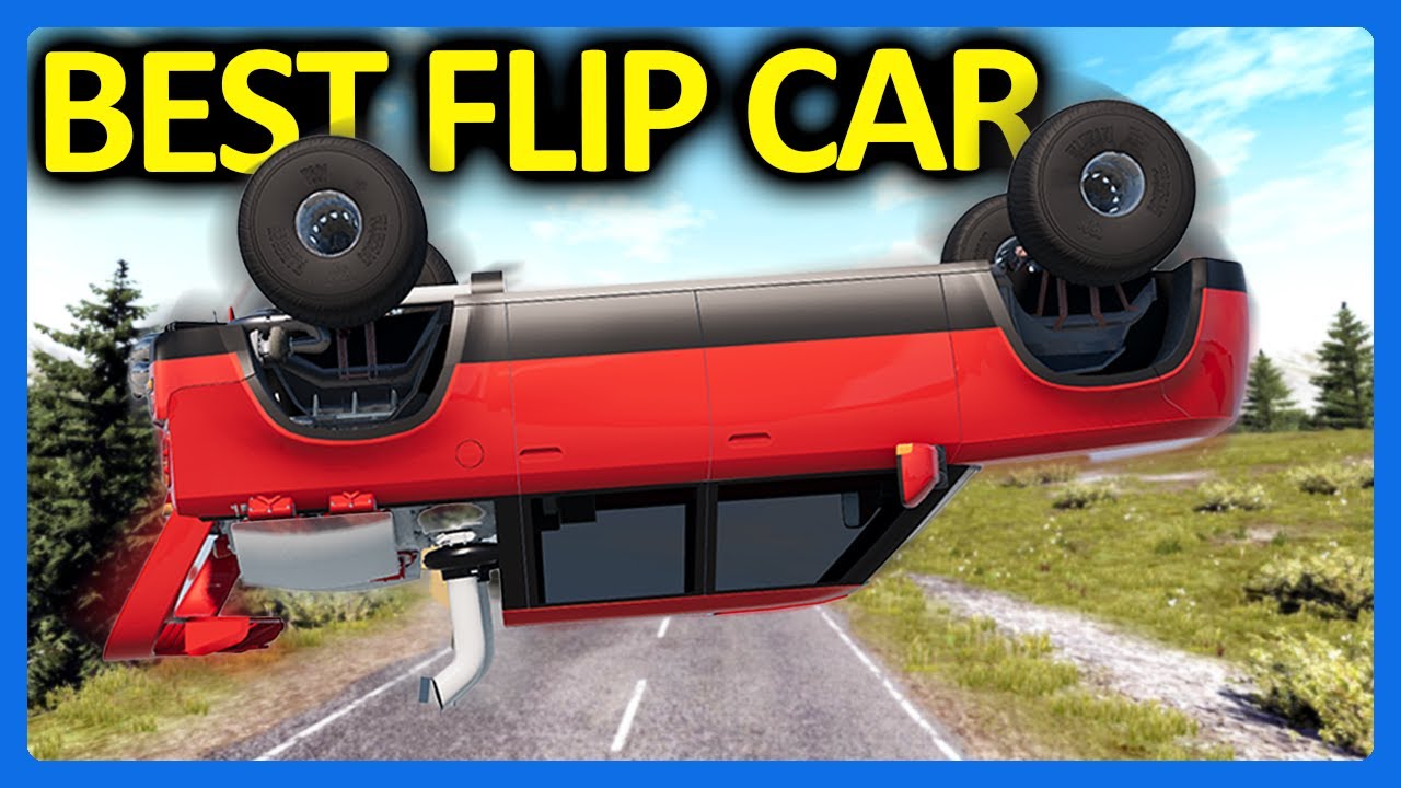 I Built The World's BEST Flip Car in BeamNG Drive!!