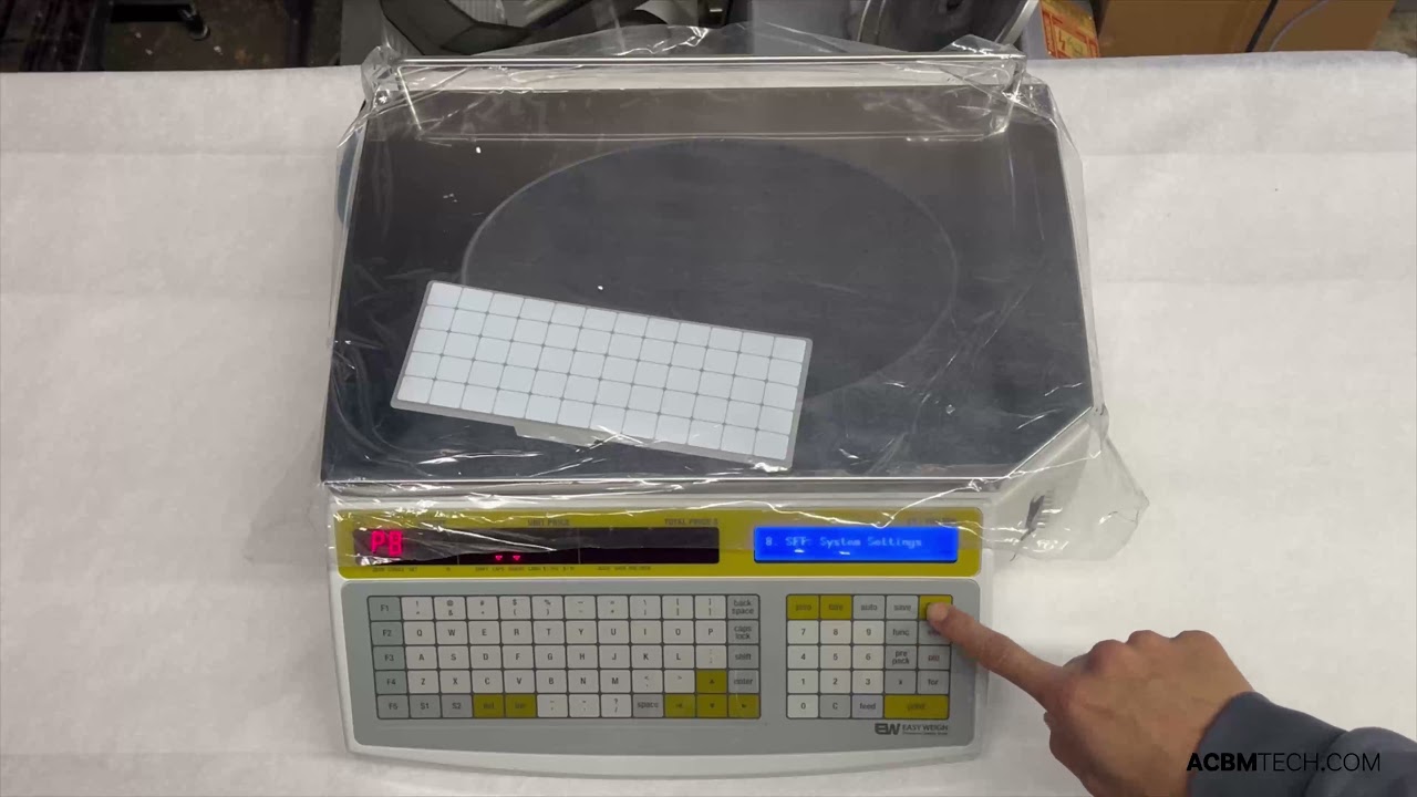 Formatting & Adjusting Label Settings | Easy Weigh LS-100