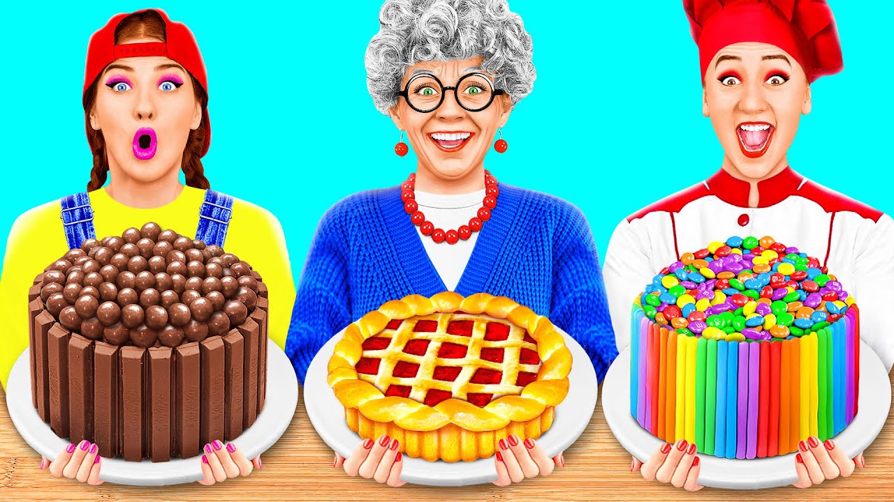 Me vs Grandma Cooking Challenge | Funny Food Hacks by PaRaRa Challenge