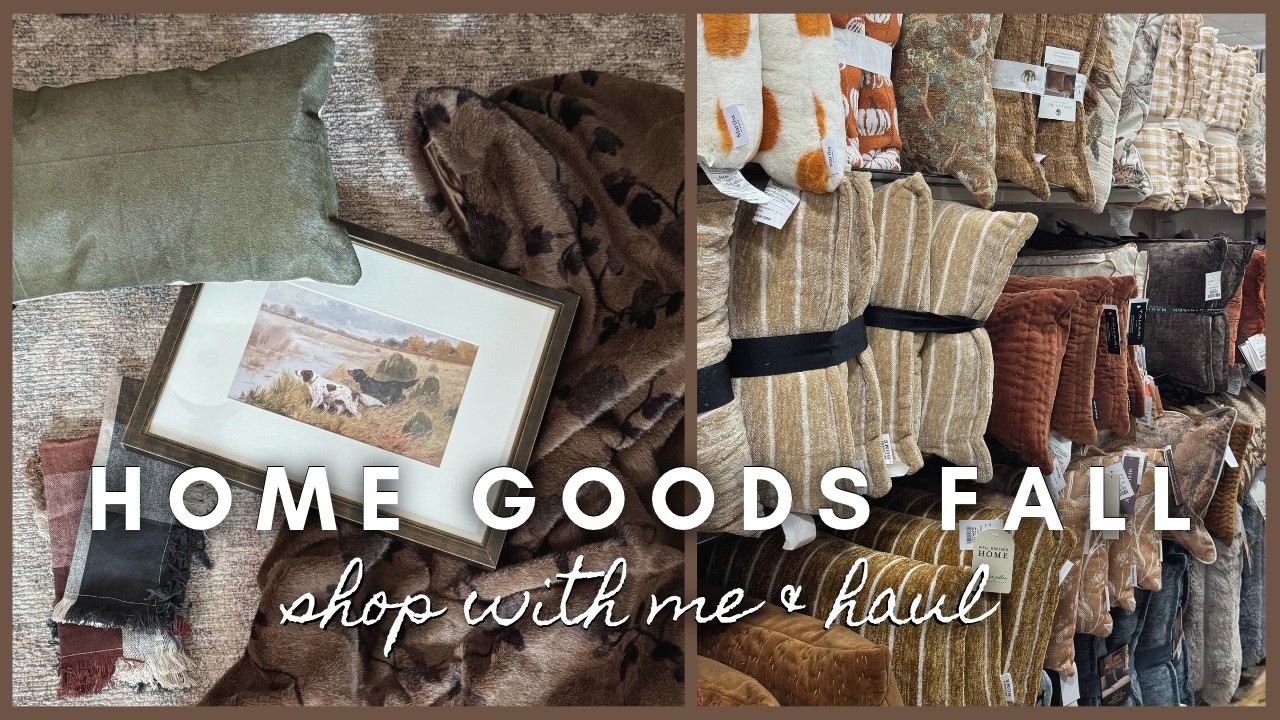 Осенний декор из HomeGoods | шопинг со мной и покупки 2026