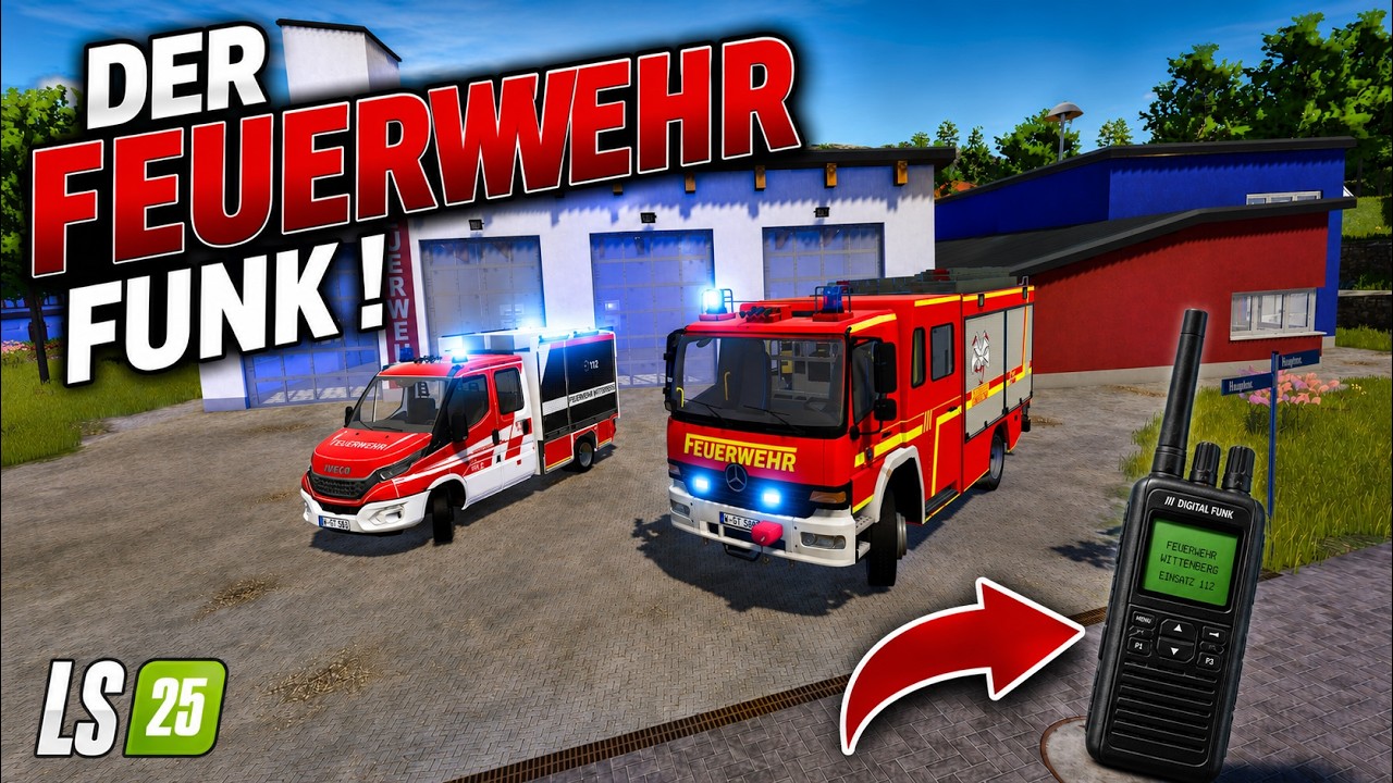 🔥 LS25: DER FEUERWEHR-FUNK IST DA! 🚒📻 | ENDLICH DIGITAL FUNKEN!