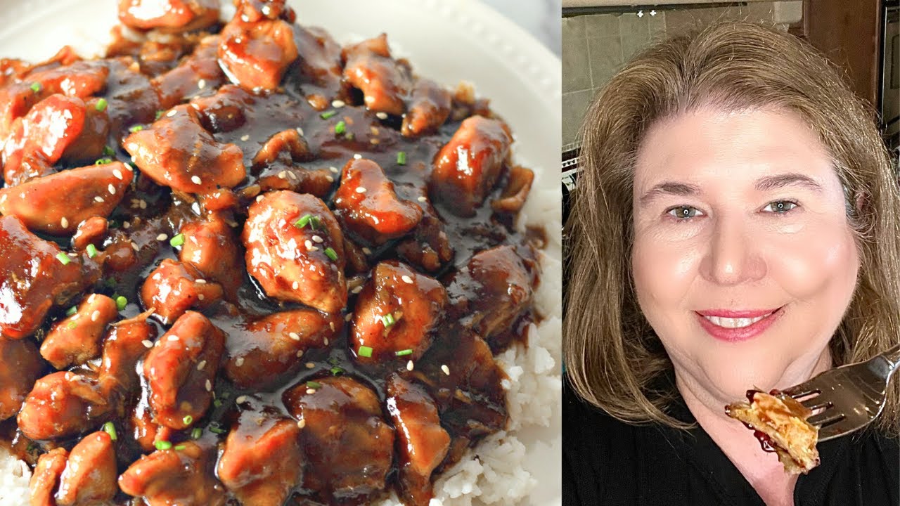 Slow Cooker Bourbon Chicken | Easy Crockpot Bourbon Chicken