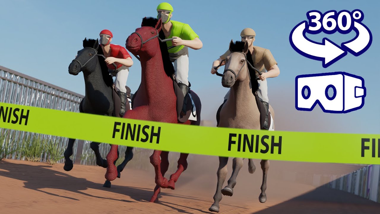 🐴HORSE RACE 360° - VR Video