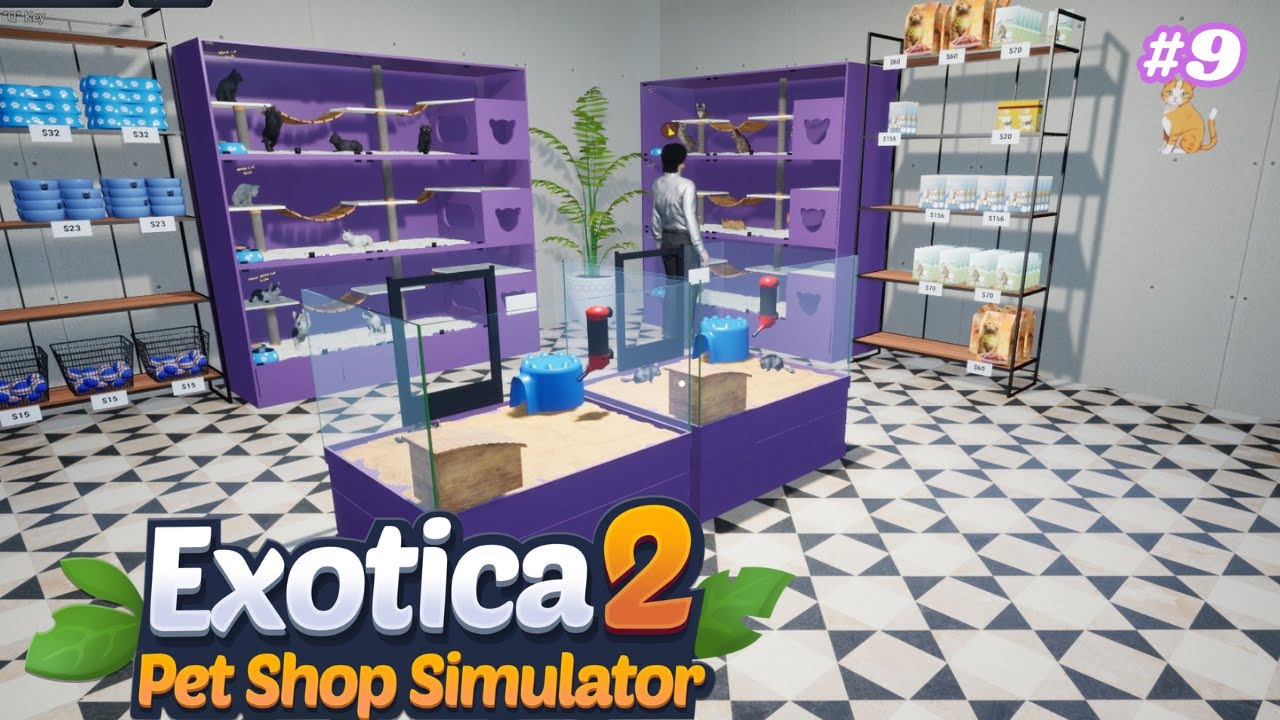 Начинаем разводить наших рыбок - Exotica 2 Pet Shop Simulator EP9