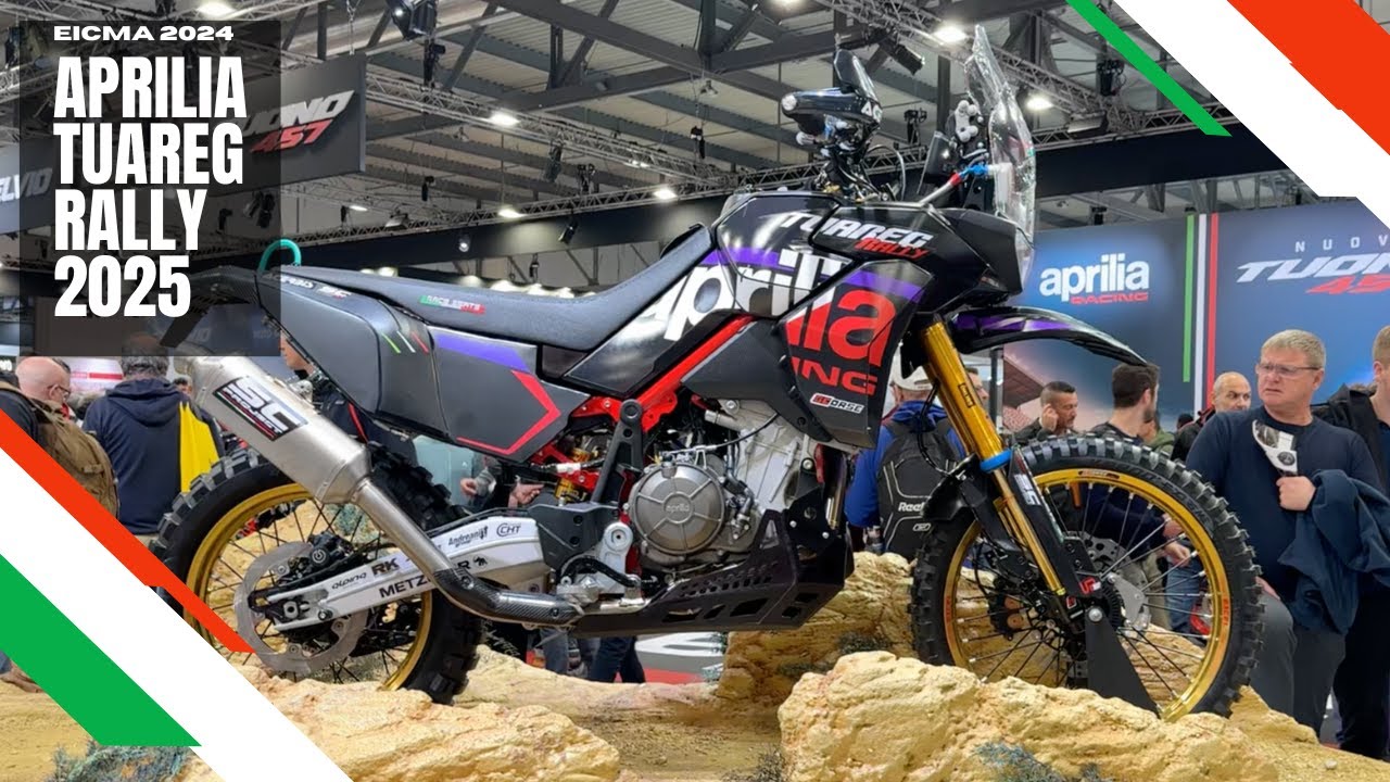 Tuareg wjeżdża w głęboki teren. Na to czekaliśmy! - Aprilia Tuareg Rally EICMA 2024