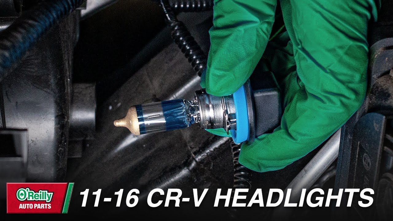 Как заменить лампу в фаре Honda CR-V 2012&ndash;2016 годов выпуска