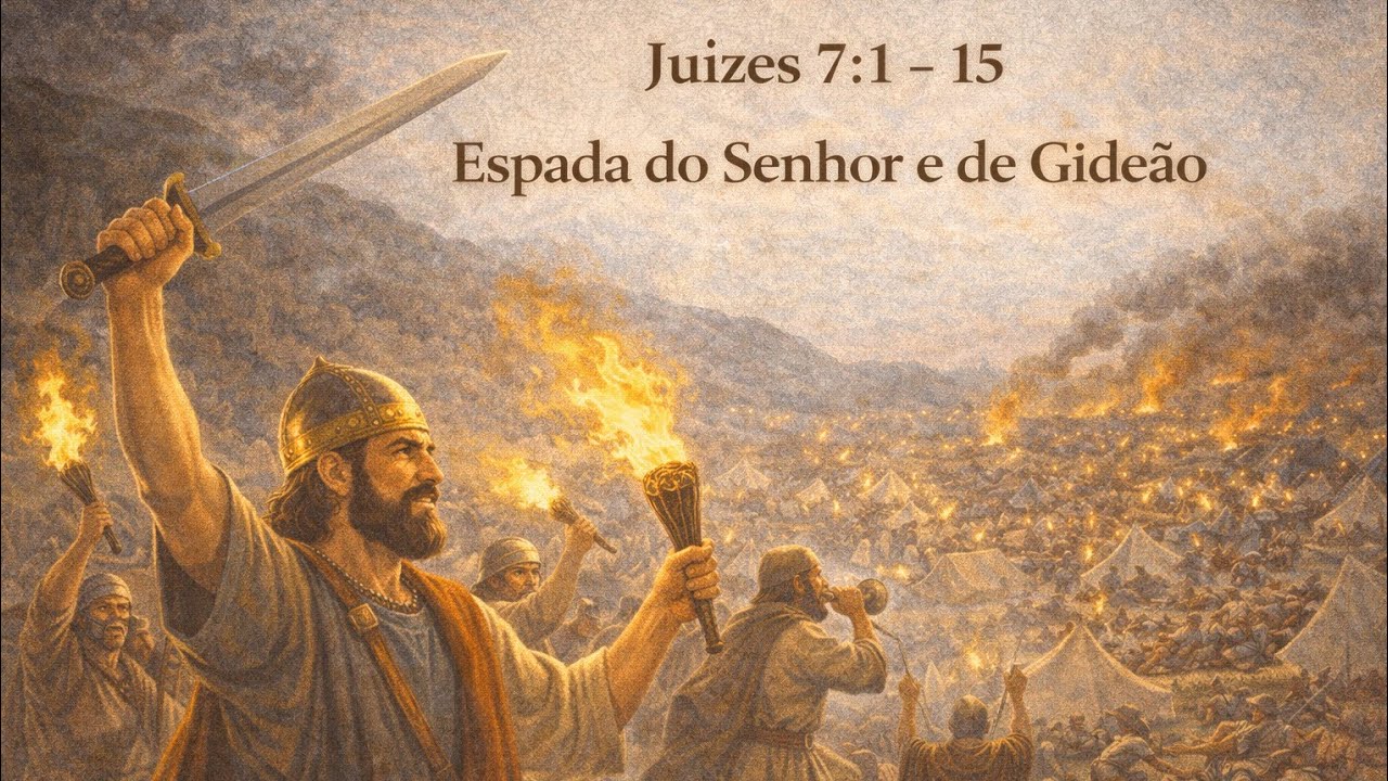  Juízes  7 :  1  -  15  -  Espada  do  Senhor e de Gideão