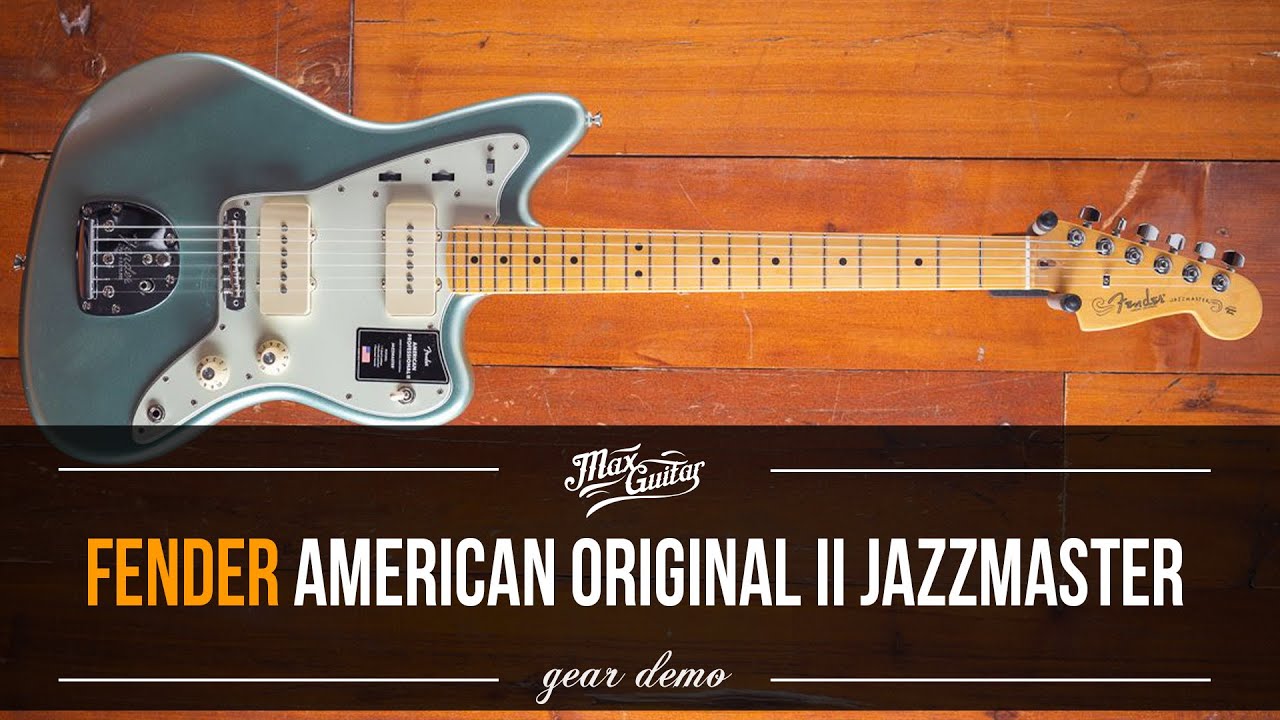 A Jazzmaster in a upgraded and more modern package! The Fender American Professional II Jazzmaster!