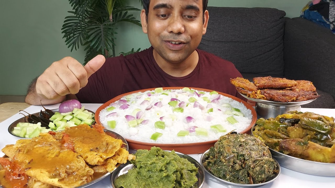 COLD SALAD RICE WITH YUMMY DISHES MUKBANG HEALTHY FOOD EATING SHOW