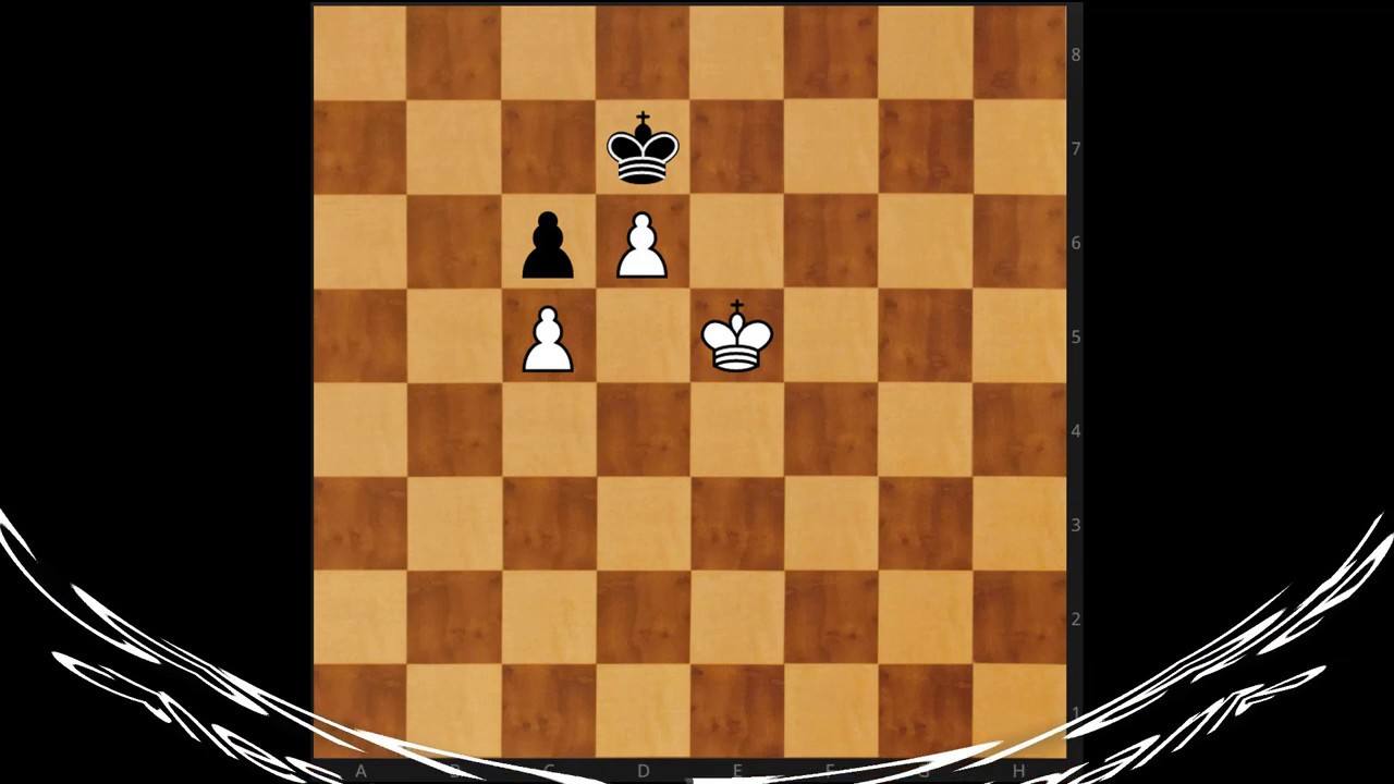 Complete Chess Endgame Part 10 of 136 - King & Pawns - Pawn Sacrifice, Direct Opposition