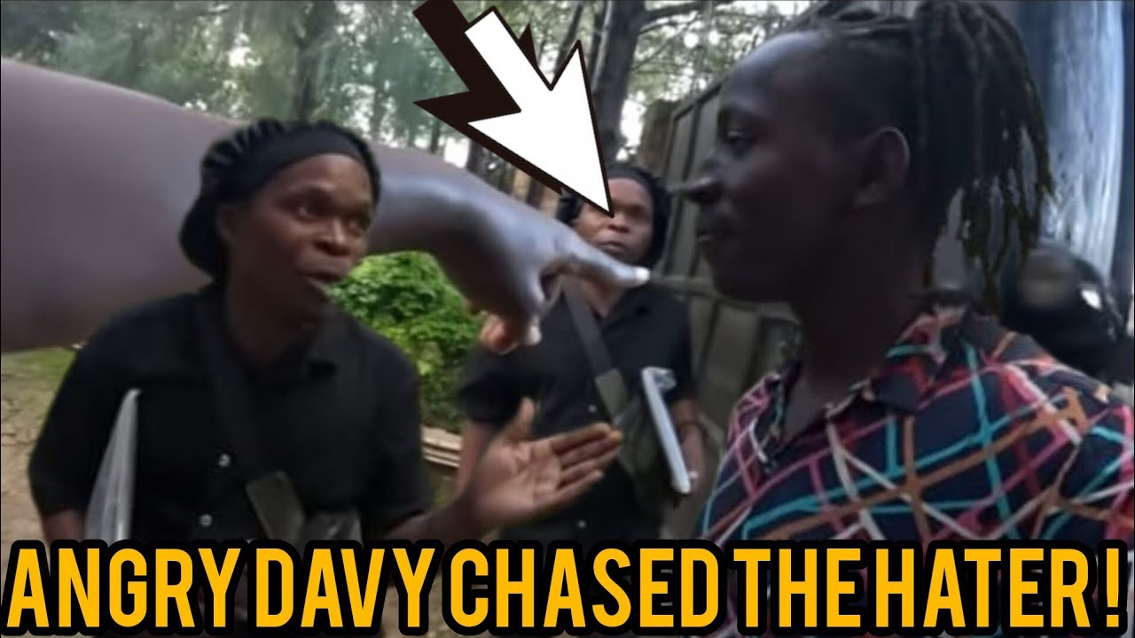 BREAKIN:@davyjnr3009 CHASED THE HATER LIVE ON CAMERA@iammarwa NOT BELIEVING!