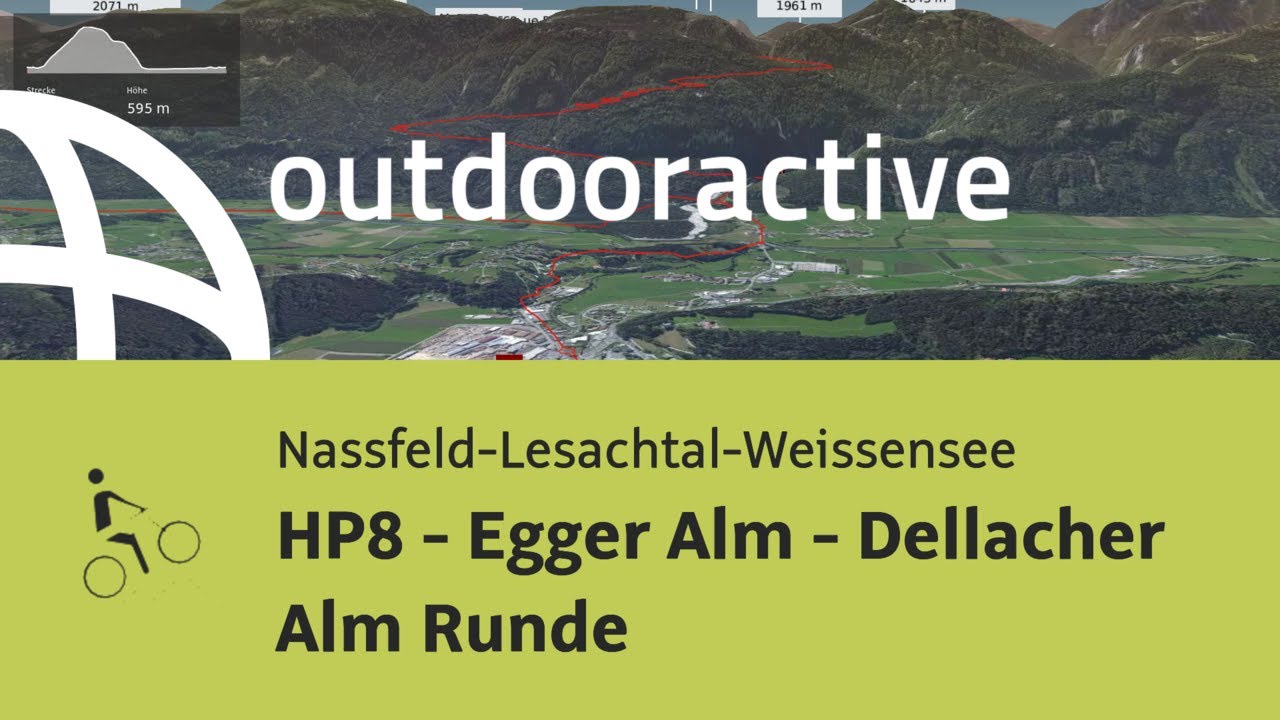 Mountainbike-tour in der Naturarena Kärnten: HP8 - Egger Alm - Dellacher Alm Runde