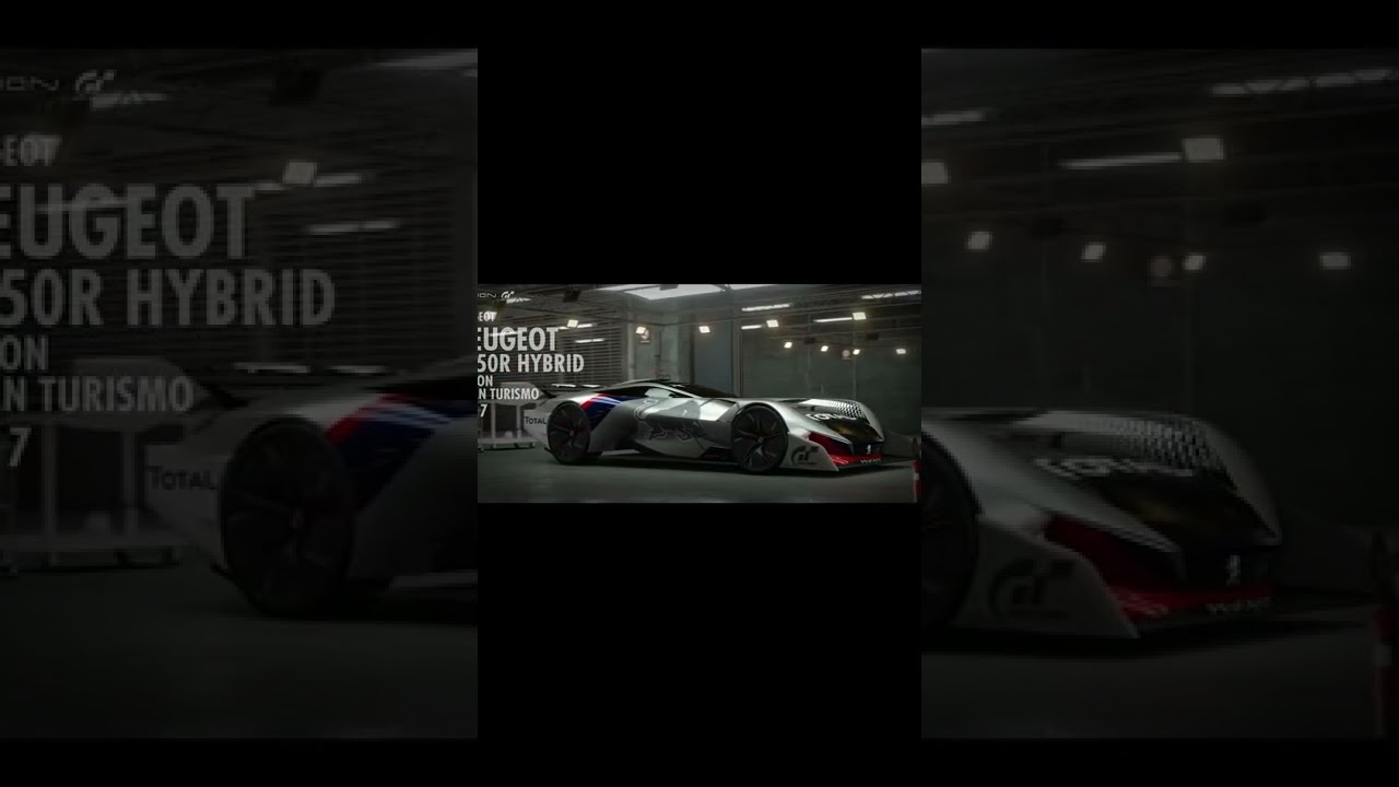 Peugeot L750R Hybrid Vision Gran Turismo 2017. Звук выхлопа. #shorts