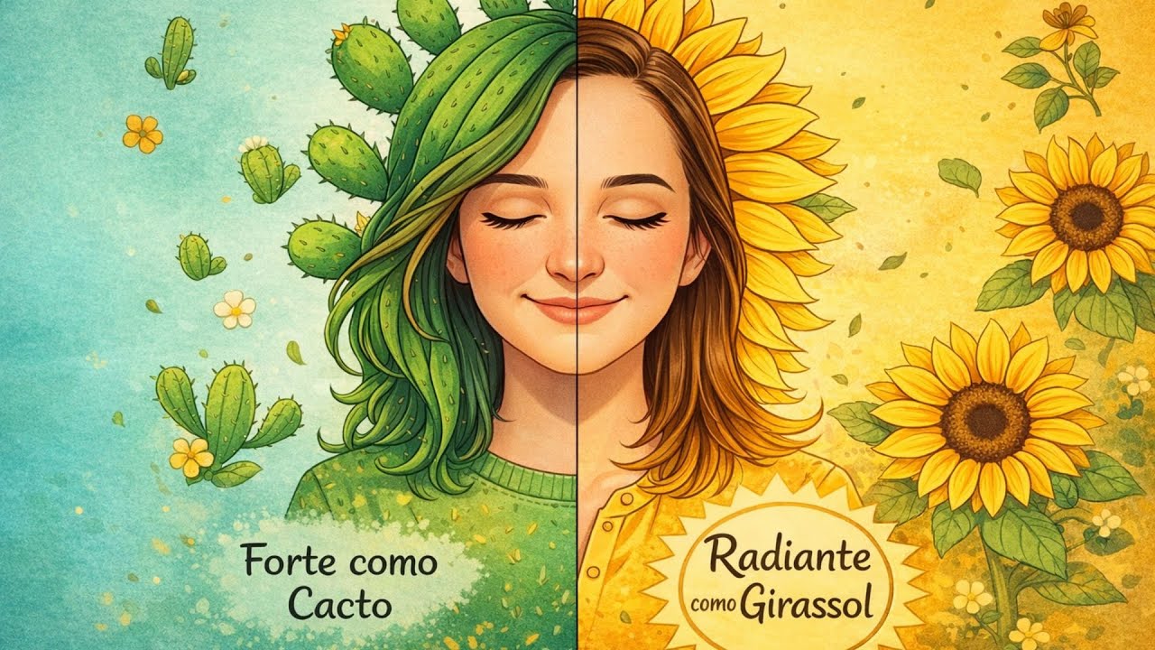 FORTE COMO CACTO E RADIANTE COMO GIRASSOL