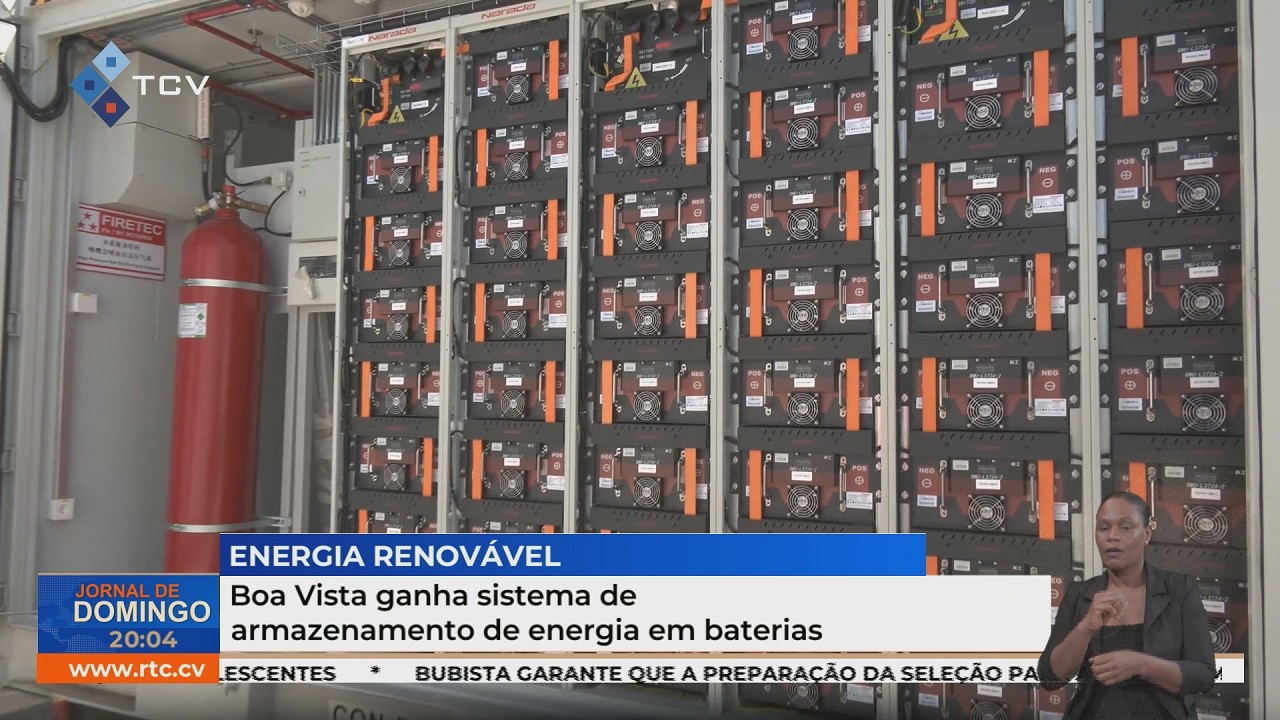 Boa Vista ganha sistema de armazenamento de energia em baterias