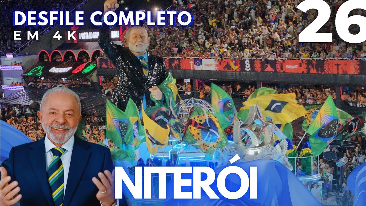 DESFILE LULA NITER&Oacute;I 2026 EM 4K COMPLETO EXCLUSIVO