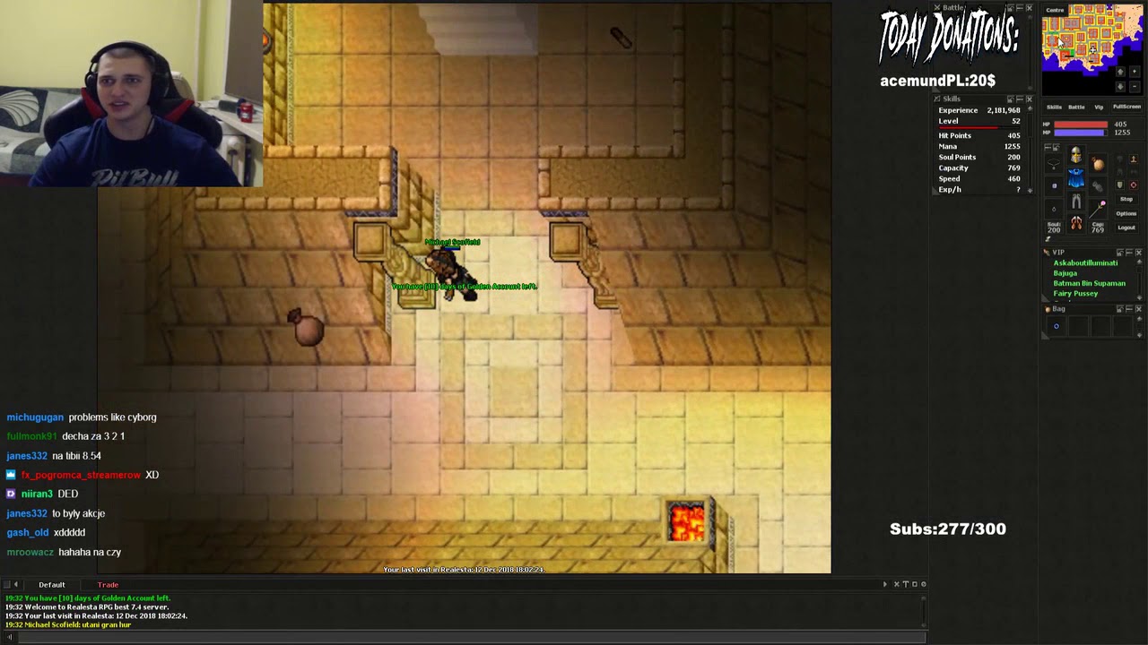 BUBBAGAME BUG, PUNIO DEATH, RUBINI AFK BEST TIBIA CLIPS