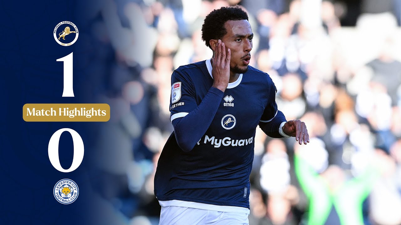 🦁 Lions stun Foxes | Millwall 1-0 Leicester City | Highlights