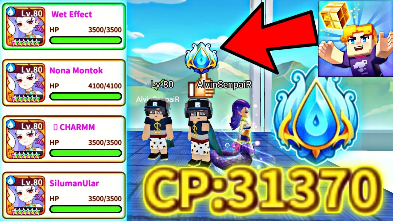 Power Of 4 Rainbow Star Charmserpent😍❄ [ Trainers Arena ] [ Blockman GO - Adventures ]