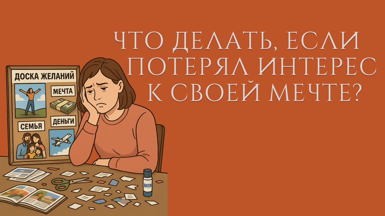 Что делать когда мечта больше не зажигает?
