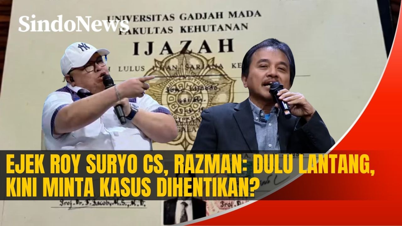 Ejek Roy Suryo Cs, Razman: Dulu Lantang Tantang Jokowi, Kini Minta Kasus Dihentikan? Ada Apa! |