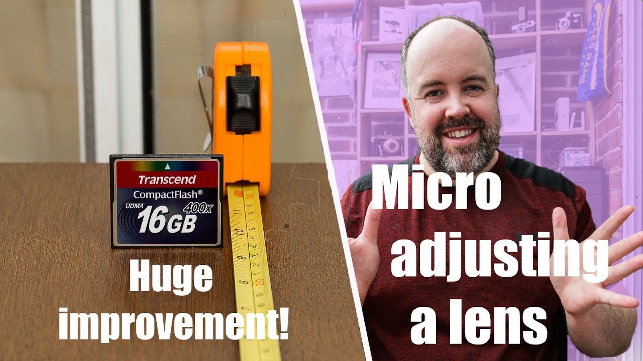 How to micro adjust a camera lens for perfect focus