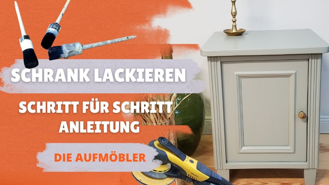 Möbel lackieren/streichen: Schritt für Schritt Anleitung