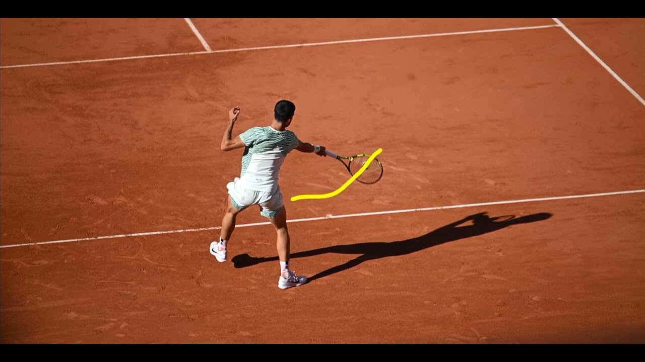 Carlos Alcaraz Forehand Position #2 Contact