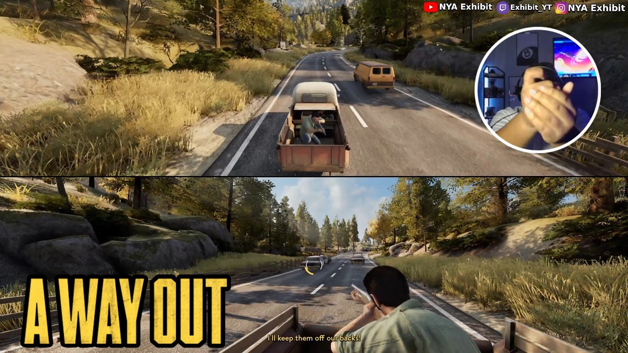 Me and @XonticNYA escaped and had a shootout with the cops!|A Way Out|