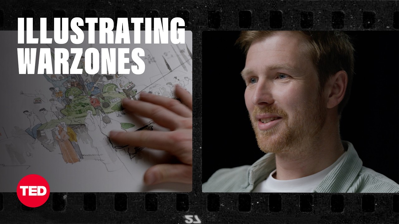 Why I Spend Hours Sketching in Conflict Zones | George Butler | TED