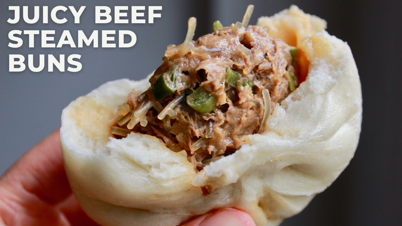 A Guide To Get Perfectly Steamed Juicy Beef & Vermicelli Buns 牛肉粉丝包