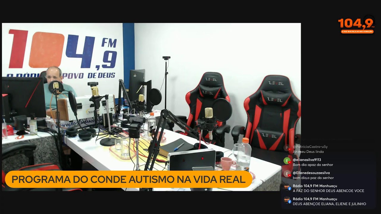 PROGRAMA DO CONDE  ESPECIAL AUTISMO NA VIDA  REAL  SOU + 104 FM  MANHUAÇU