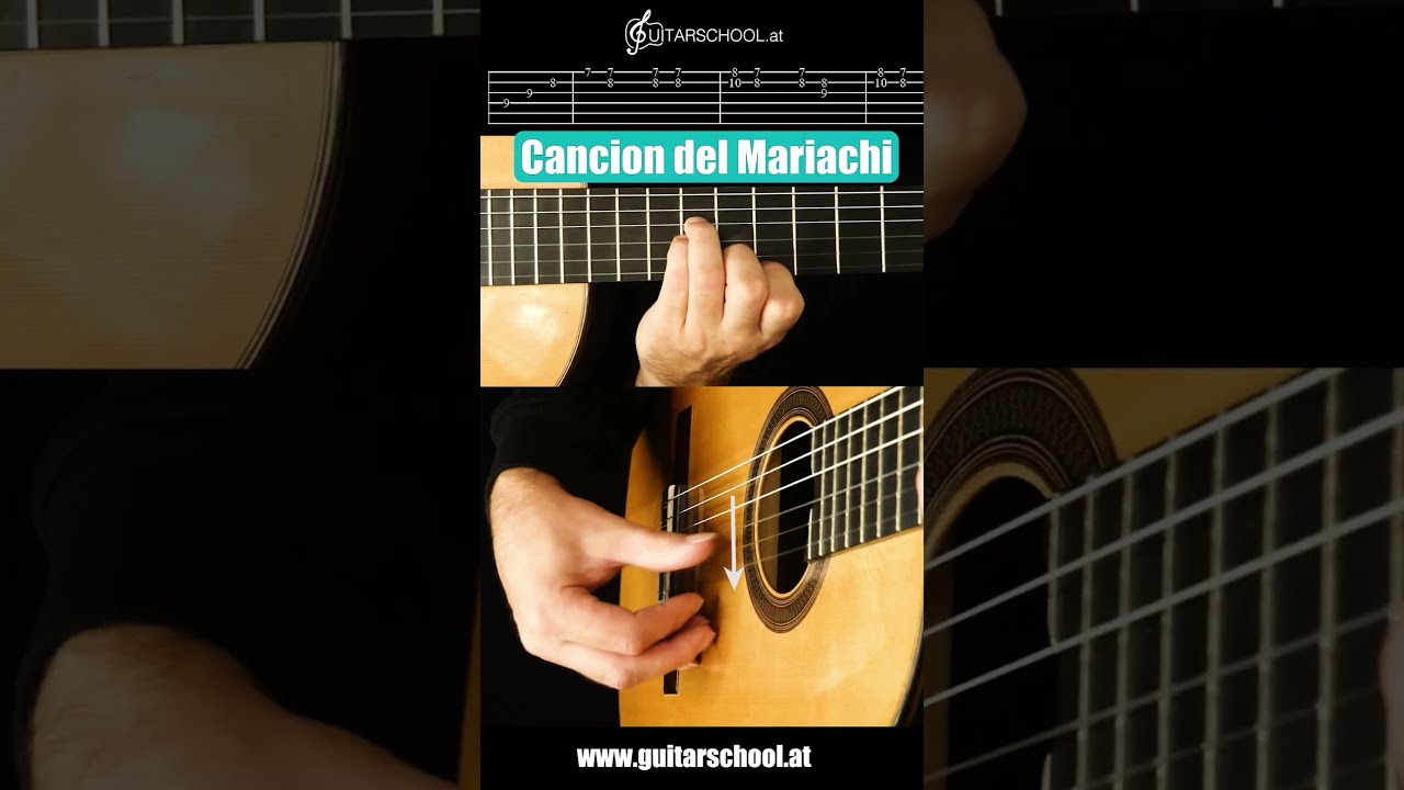 Cancion del Mariachi Guitar 🎸 #shorts