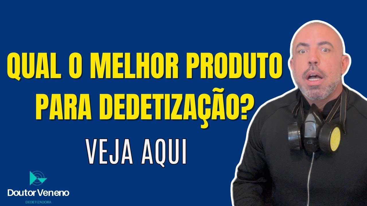 TRÊS MELHORES PRODUTOS PARA DEDETIZAÇÃO