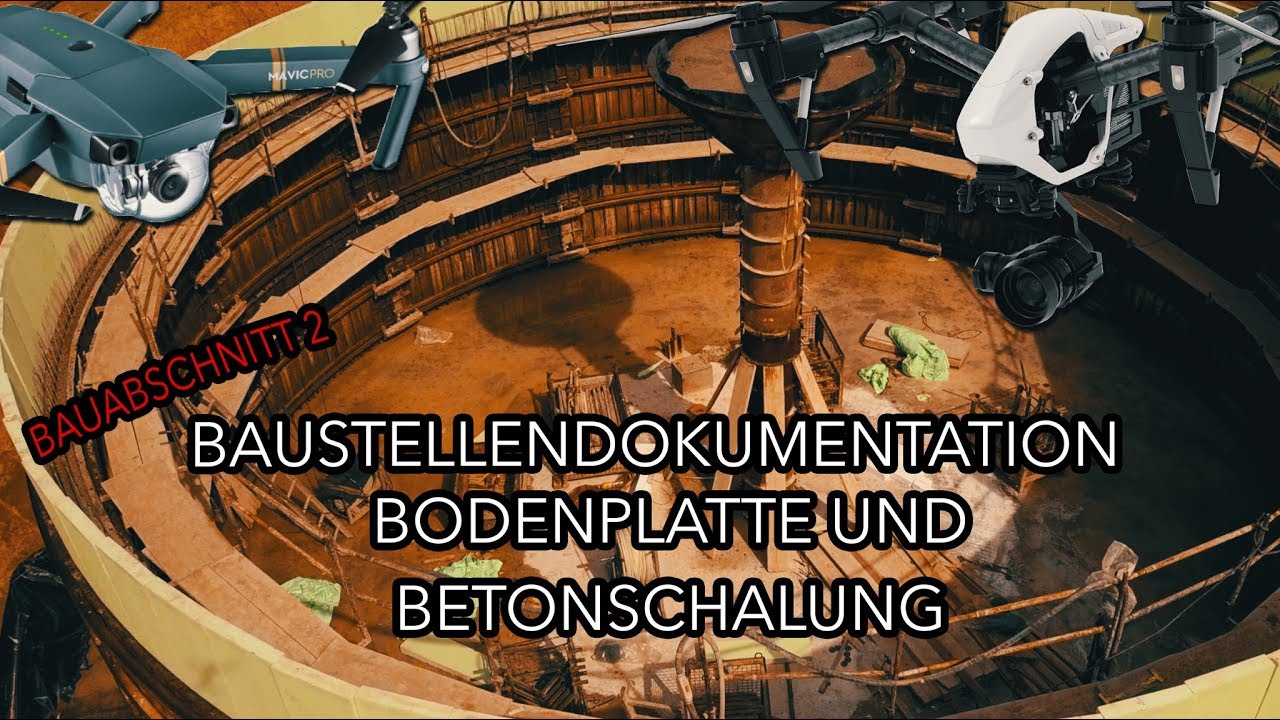 Bau einer Biogasanlage: Bodenplatte und Betonschalung HD
