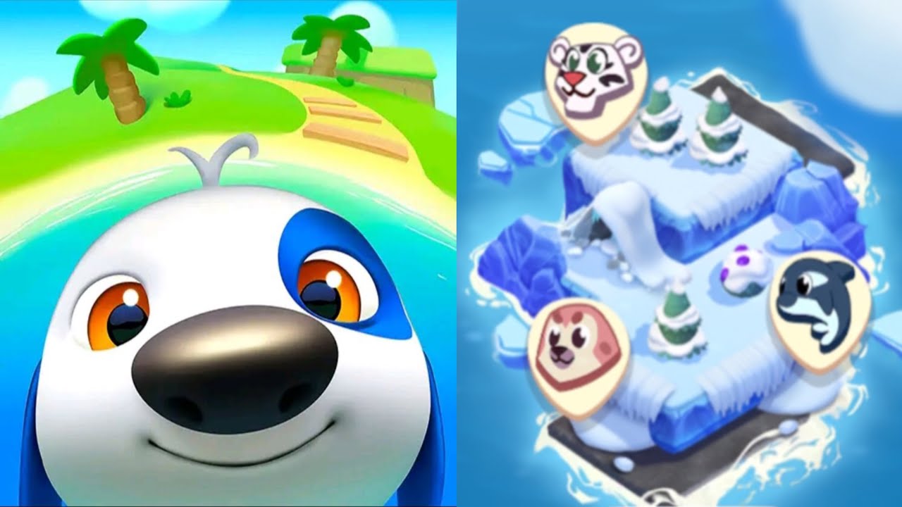 New Update! Forest Island Vs Ice Island | My Talking Hank Island