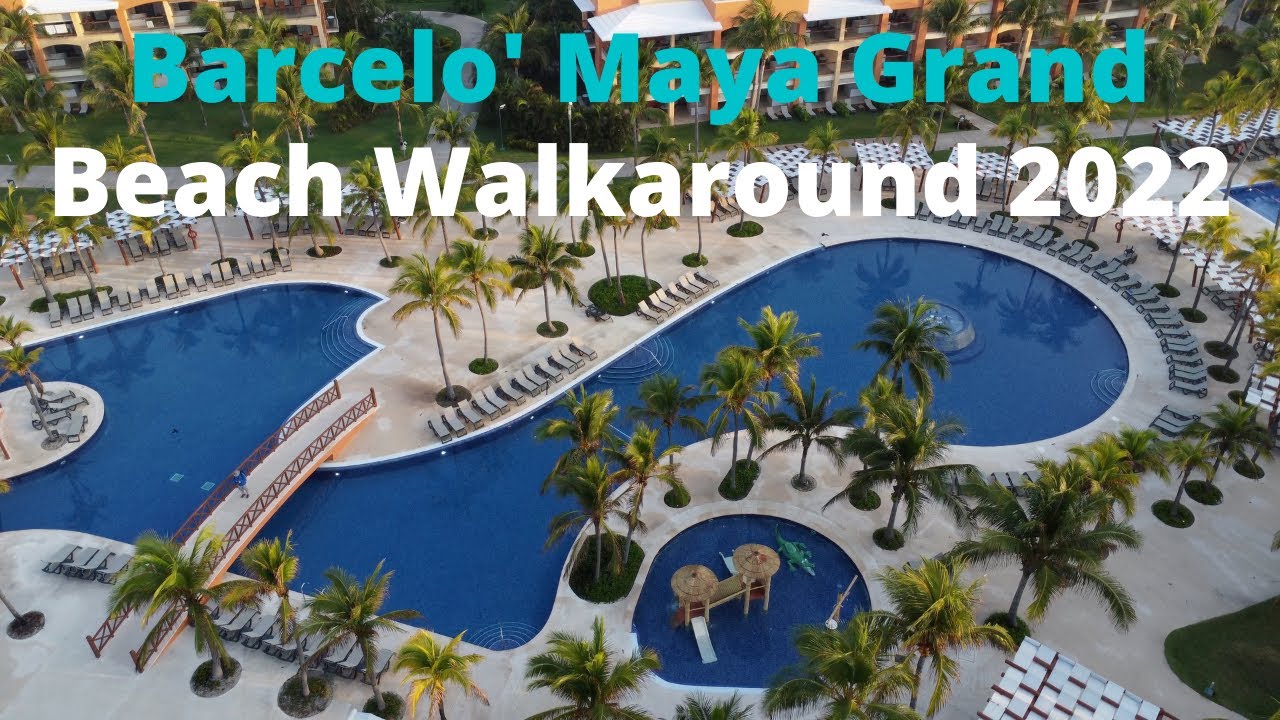 Barcelo' Maya Beach Resort Walkaround Mexico All Inclusive Vacation