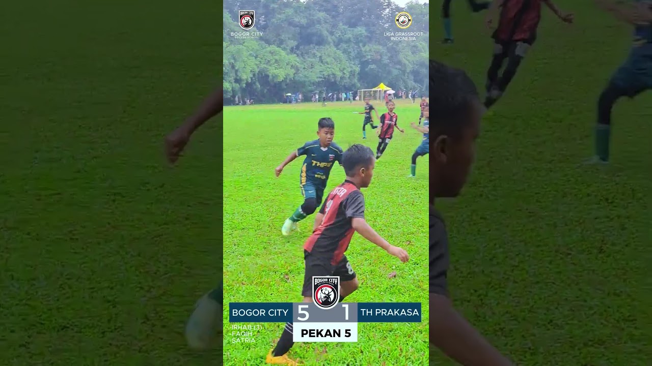 BOGOR CITY (5) vs (1) TH PRAKASA #bogorcitysoccerschool #classof2014 #football #kids