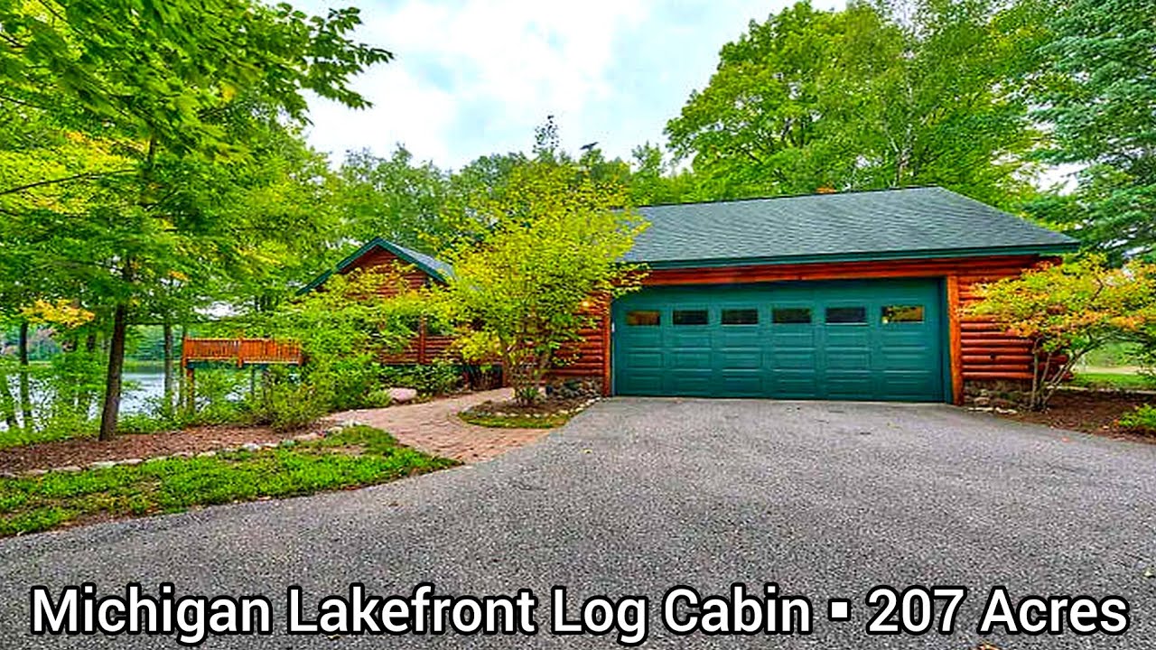 Michigan Land For Sale | 207 Acres | Michigan Lakefront Log Cabins | Corporate Property For Sale