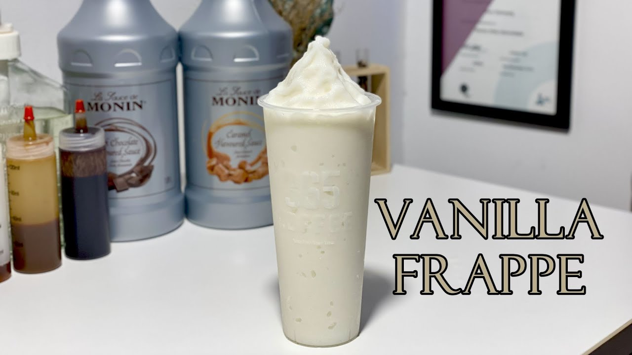 Cafe Vlog EP.1811 | Vanilla Frappe | Vanilla drink | Frappe drinks