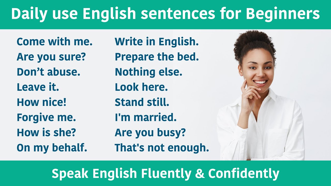60 Daily use English sentences || English Speaking Practice Sentences || Most Common Sentences