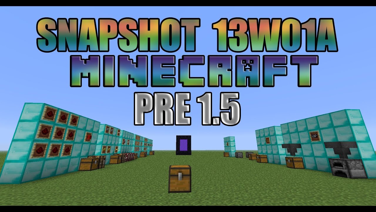 Minecraft Snapshot 13w01a (Pre 1.5) - IMPRESIONANTE