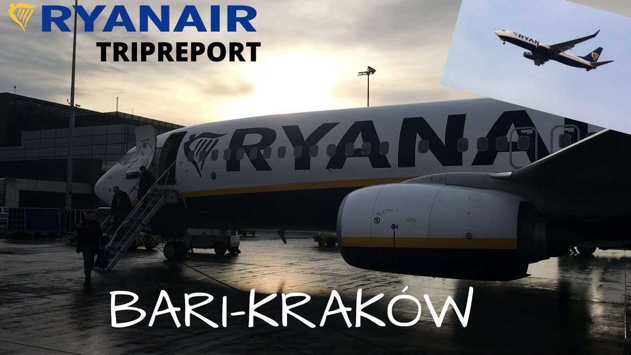 TRIP REPORT | Ryanair | Bari-Krakow | (economy) | Boeing 737