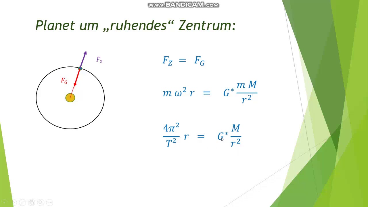 allgemeines Kepler Gesetz