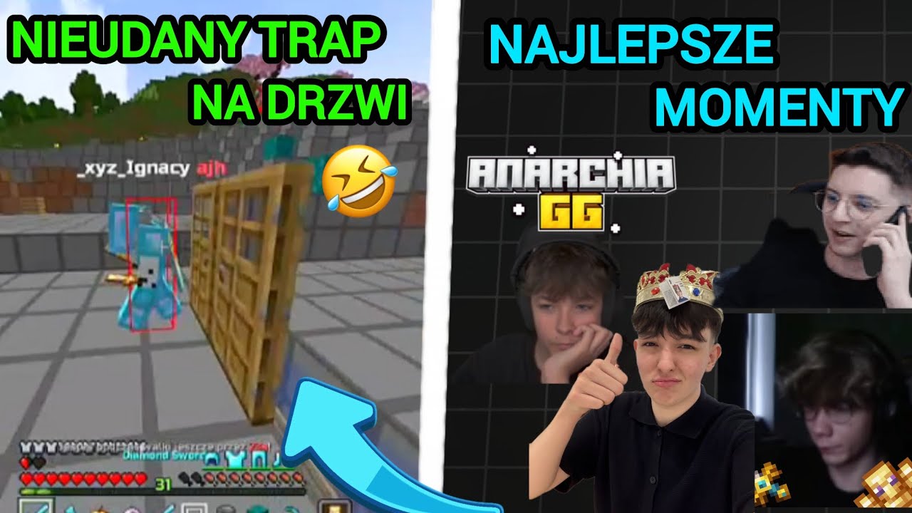 🔥NAJLEPSZE I NAJŚMIESZNIEJSZE MOMENTY na ANARCHIA.GG 