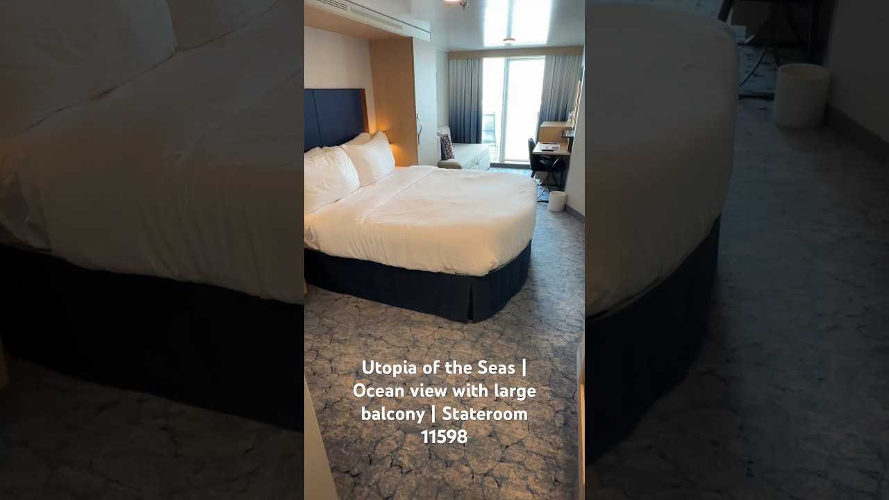 Utopia of the Seas | Ocean view with large balcony | Stateroom 11598