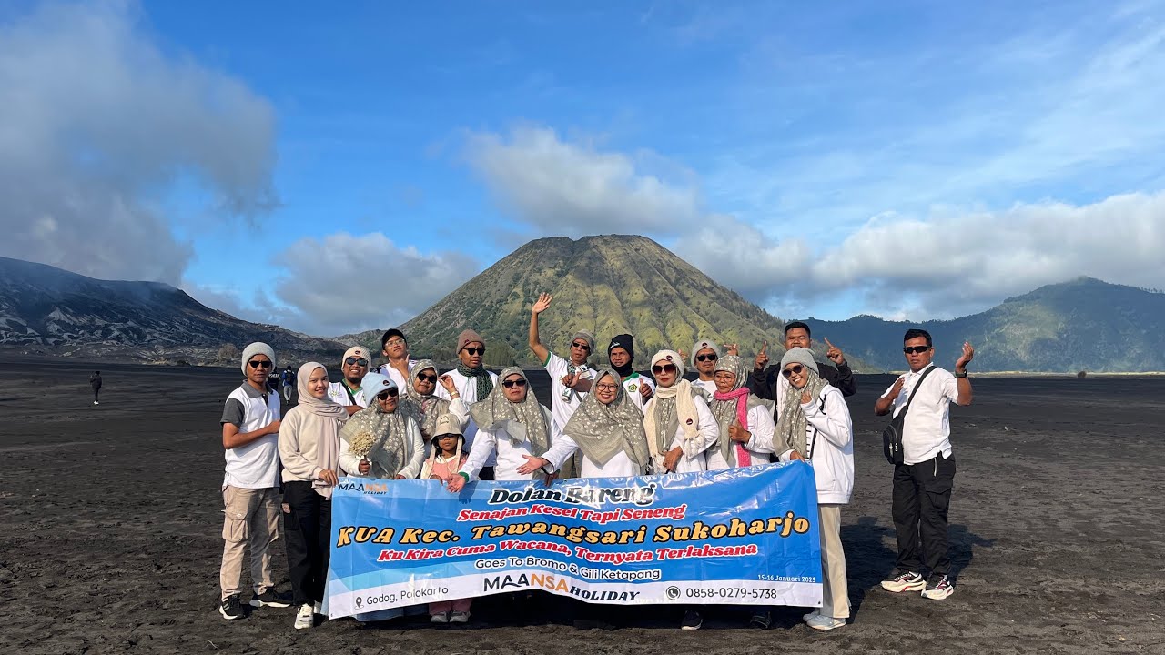 KUA KEC. TAWANGSARI SUKOHARJO GOES TO BROMO-GILI KETAPANG 