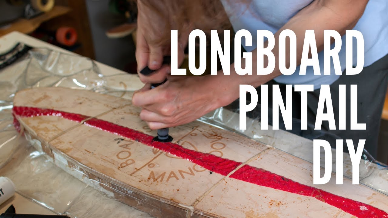 DIY LONGBOARD PINTAIL using ROAROCKIT AIR PRESS