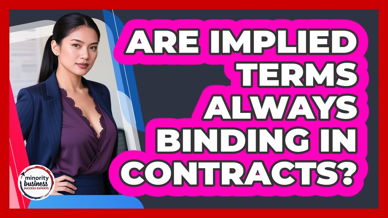 Are Implied Terms Always Binding In Contracts?