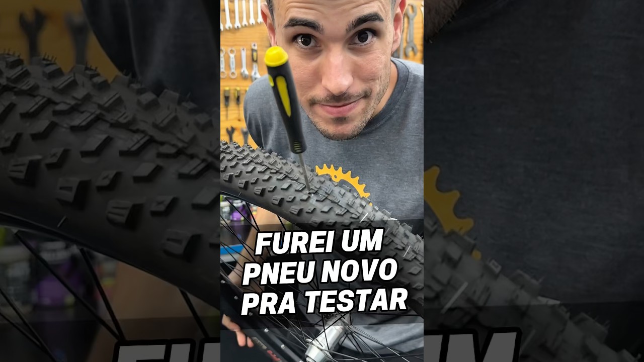 Furei um pneu novo pra testar o novo selante da 2wheels #reviewspacebike